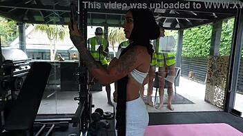 Yasmina Khan gangbanged double penetrated by four monster cocks