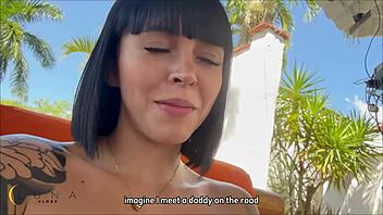 Petite Luna Vitaler Fucks Stranger In Countryside