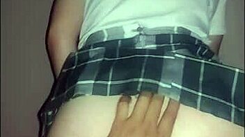 Schoolgirl Slut Rides Cock Wildly