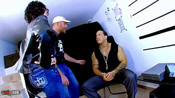 French Slut Kthylee Gags on Rob Diesel's Huge Muscular Cock