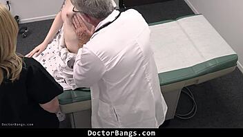 Shy Patient Gets Monster Cock Threesome With Doctor And Nurse In Hospital Hardcore