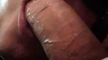 Masked Latina Milf Deepthroats Monster BBC Sloppily