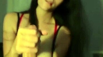 her teasing fingers stroke massive cock in homemade pov handjob