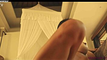 busty gymnast sanktor flexible masturbation striptease orgasm