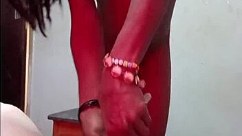 grandpa watches black maid finger pussy then deepthroat blowjob