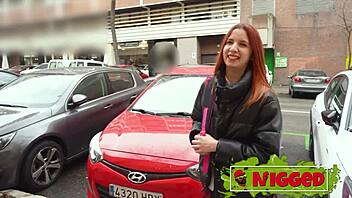 crazy 18yo redhead astrid ortiz fucks huge black cock raw street sex