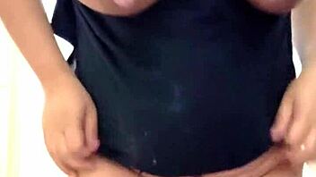 arab wife's hairy pussy big boobs webcam tease