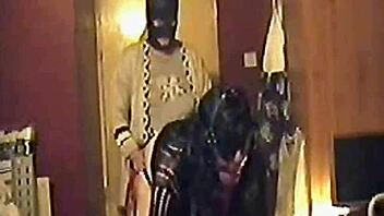 Girlfriend PEGS Sissy Ass Humiliating Blindfolded Boyfriend To Cum!