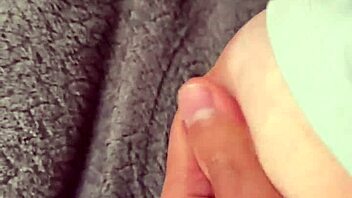 Iranian beauty with huge natural tits pleasures herself solo