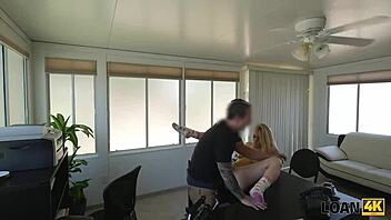 Babe aces office casting! 💼😊