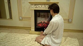 gf short hair givin sloppy blowjob 😘 moanin amateur couple