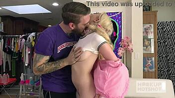 blonde jane wilde fingers pussy till horny and wet