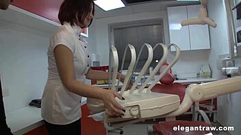 milf anna polina seduces dentist for juicy pussy fuck