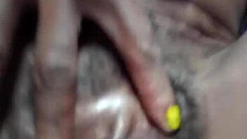 grandpa watches black maid finger pussy then deepthroat blowjob