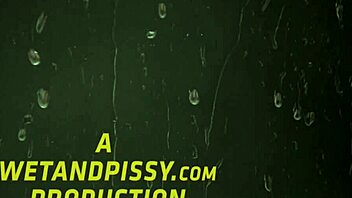 he pisses she gulps it down sloppy contest 💦😈