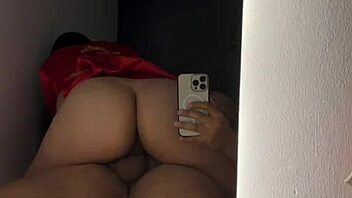 Shy Latina Girlfriend Turns Wild Prostitute on Valentine's Day with Ebony Passion