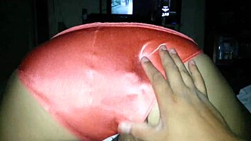 wanna feel my orange satin panties sliding over your throbbing cock?