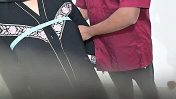 Tailor Fingers Hijab Lady's Big Ass Tits Measurements