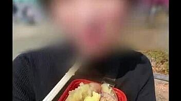 “eh? just us two today?” boss wife turns erotic on cherry blossom date!