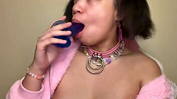 ahegao beauty craves deepthroating older men's throbbing cocks