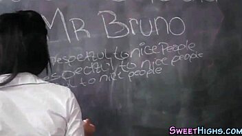 uniformed teen 18+ takes massive cumshot load