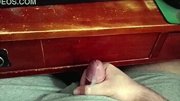 slo-mo chubby belly huge cumshot loads