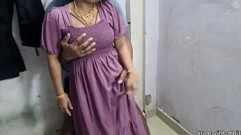 sexy indian wife enjoys hard sex in gown