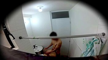 mexican college girl fucks in bathroom after wild party