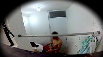 mexican college girl fucks in bathroom after wild party