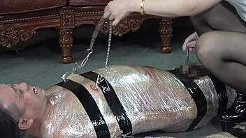 Japanese Mistress Tomeki Torments Nipples And Bound Cocks!