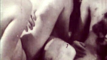 Victorian Gentleman's Erotic Aged Film Confessions Group Fuck