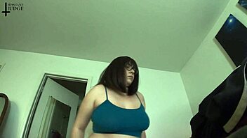 giantess jane judge unaware in tight panties huge tits pov