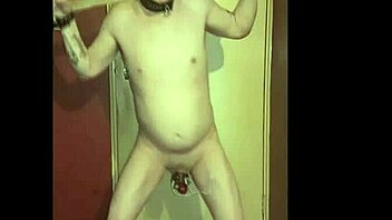 bisexual amateur cuffed hooked electro cock humiliation cam