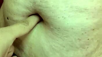i love exploring this latina milf's navel during belly massage
