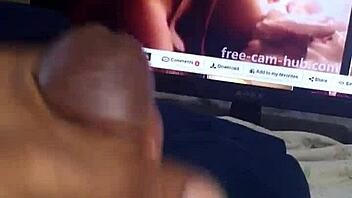 big mitzibooty fan strokes cock to her juicy ass