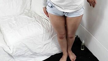 petite latina's first anal creampie hurts so good