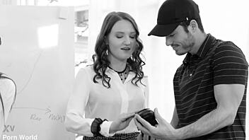 daring delivery babes olivia westsun and olivia del rio dp gangbang