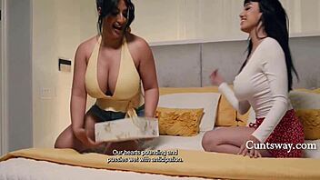 Naughty Busty Babes Scissor Squirt Sweet Surprises