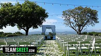 couple guides bride through wedding night preparations smoothly