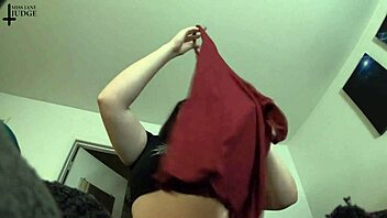 giantess jane judge unaware in tight panties huge tits pov