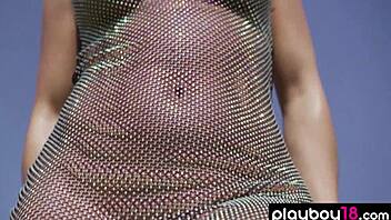 kaitlynn anderson strips nude poolside big tits tease