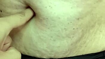 i love exploring this latina milf's navel during belly massage
