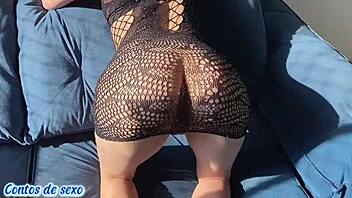 brazilian babe cries taking huge cock deep in tight anal! 😩🍑
