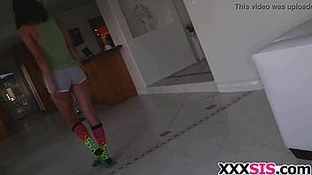sweet petite kat endures hardcore monster cock pounding