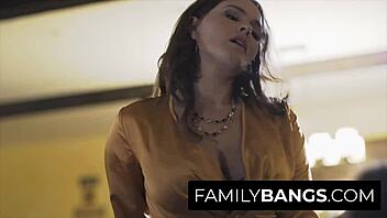 exotic milf krissy lynn surprises nephew with lingerie and bareback ride