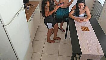 hot brunette wife risks it all fucking her friend's husband rough