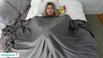 he unties me but then bondage turns into creampie fun