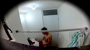 mexican college girl fucks in bathroom after wild party