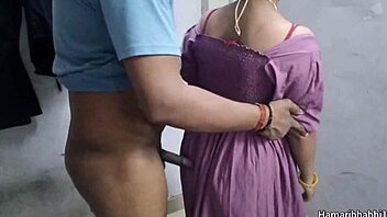 sexy indian wife enjoys hard sex in gown