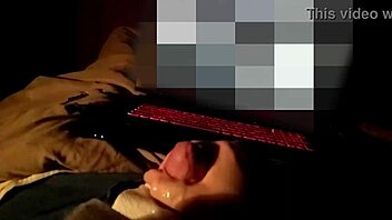 slo-mo chubby belly huge cumshot loads